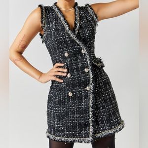 Tweed Mini Dress - Only worn once!